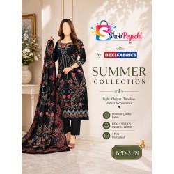 BEXI FABRICS DIGITAL PRINT 3 PCS (BFD-2109)
